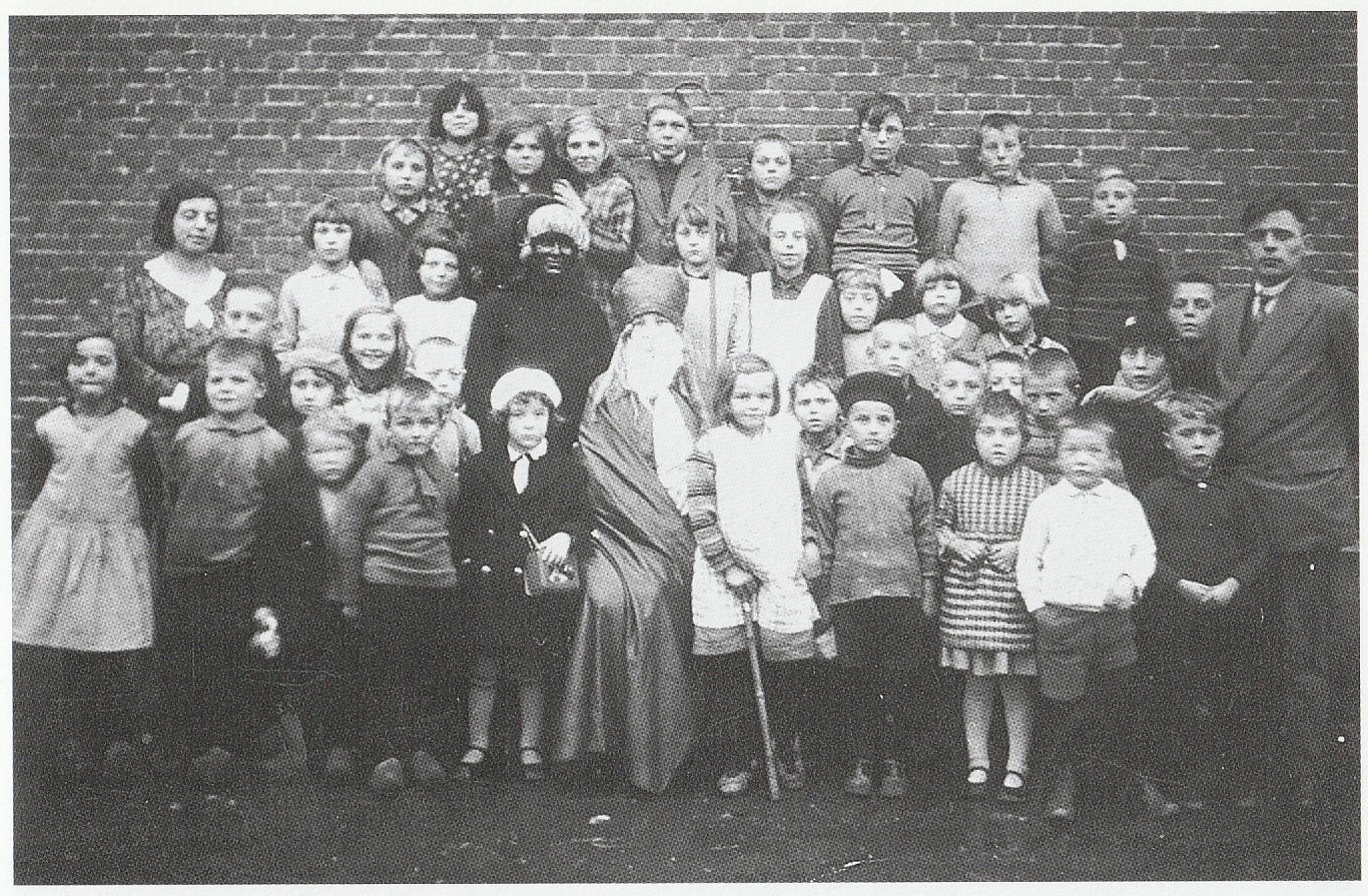 bezoek Sinterklaas school in Bath